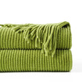 BATTILO HOME Rust Throw Blanket for Couch, 50"x60"