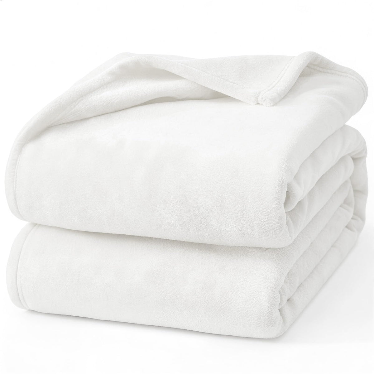 Hansleep Queen Grey Fleece Blanket, Soft Flannel Bed Blanket