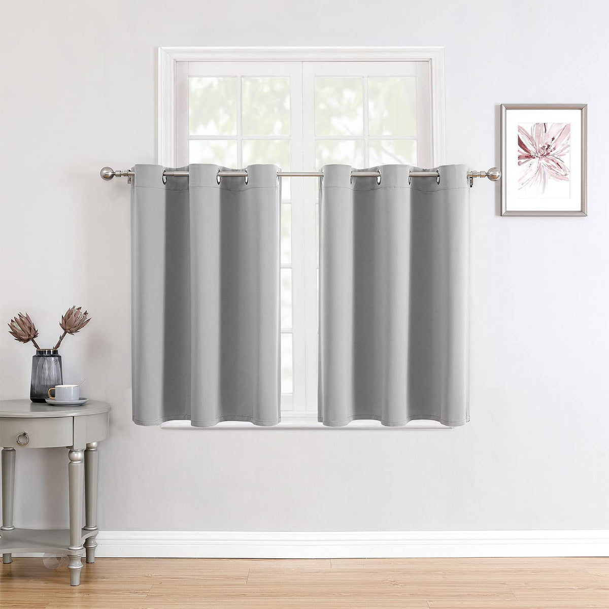 ChrisDowa Blackout Curtains for Bedroom and Living Room 63 Inches Long