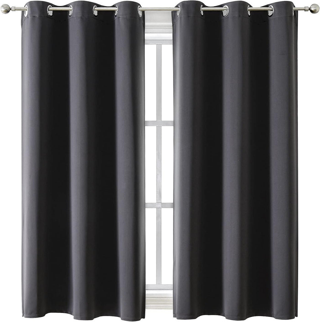 ChrisDowa Blackout Curtains for Bedroom and Living Room 63 Inches Long
