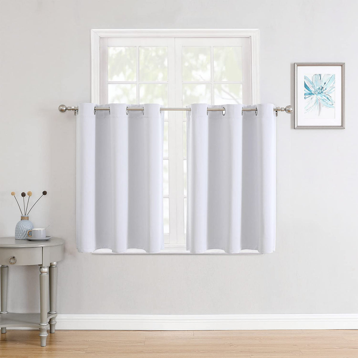 ChrisDowa Blackout Curtains for Bedroom and Living Room 63 Inches Long