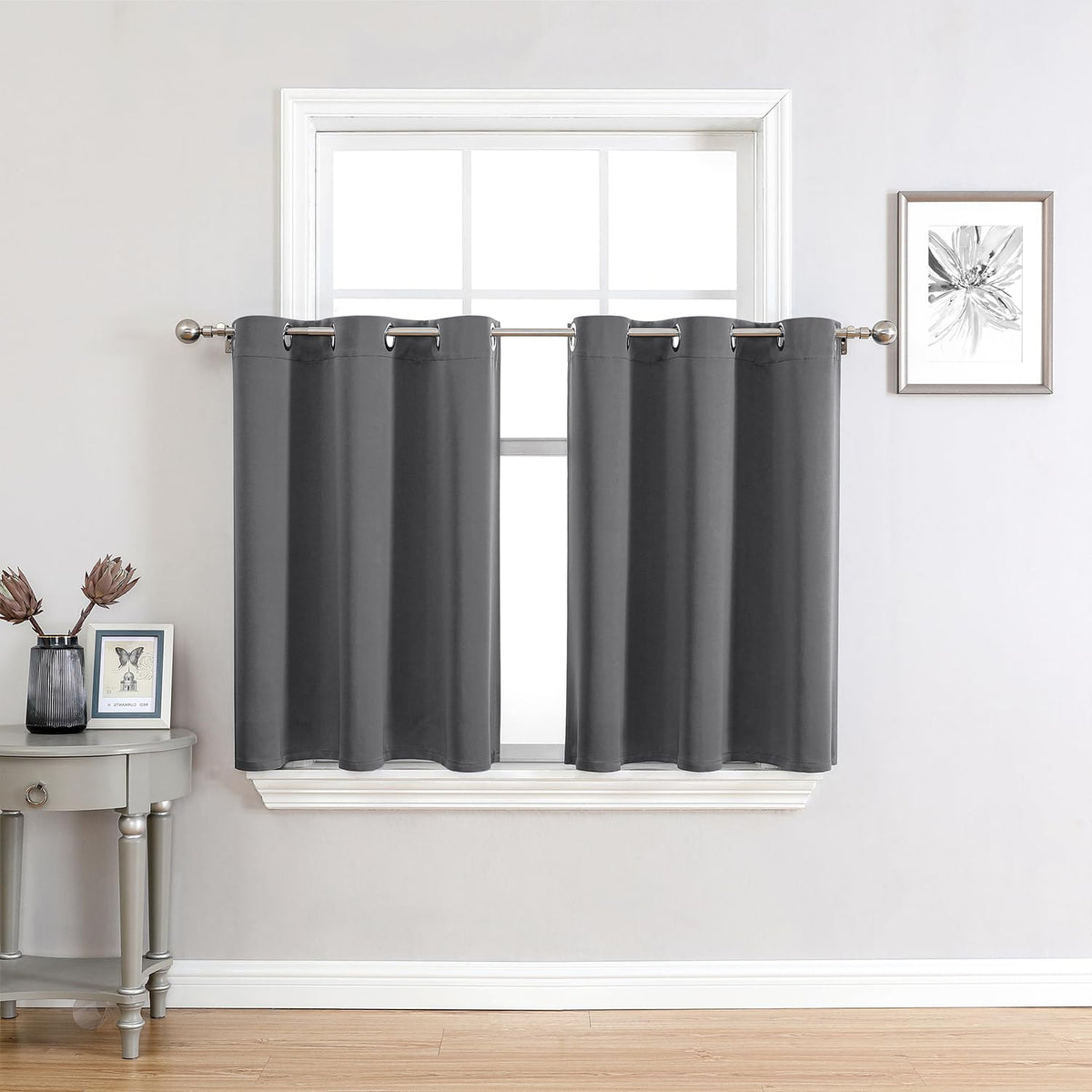 ChrisDowa Blackout Curtains for Bedroom and Living Room 63 Inches Long
