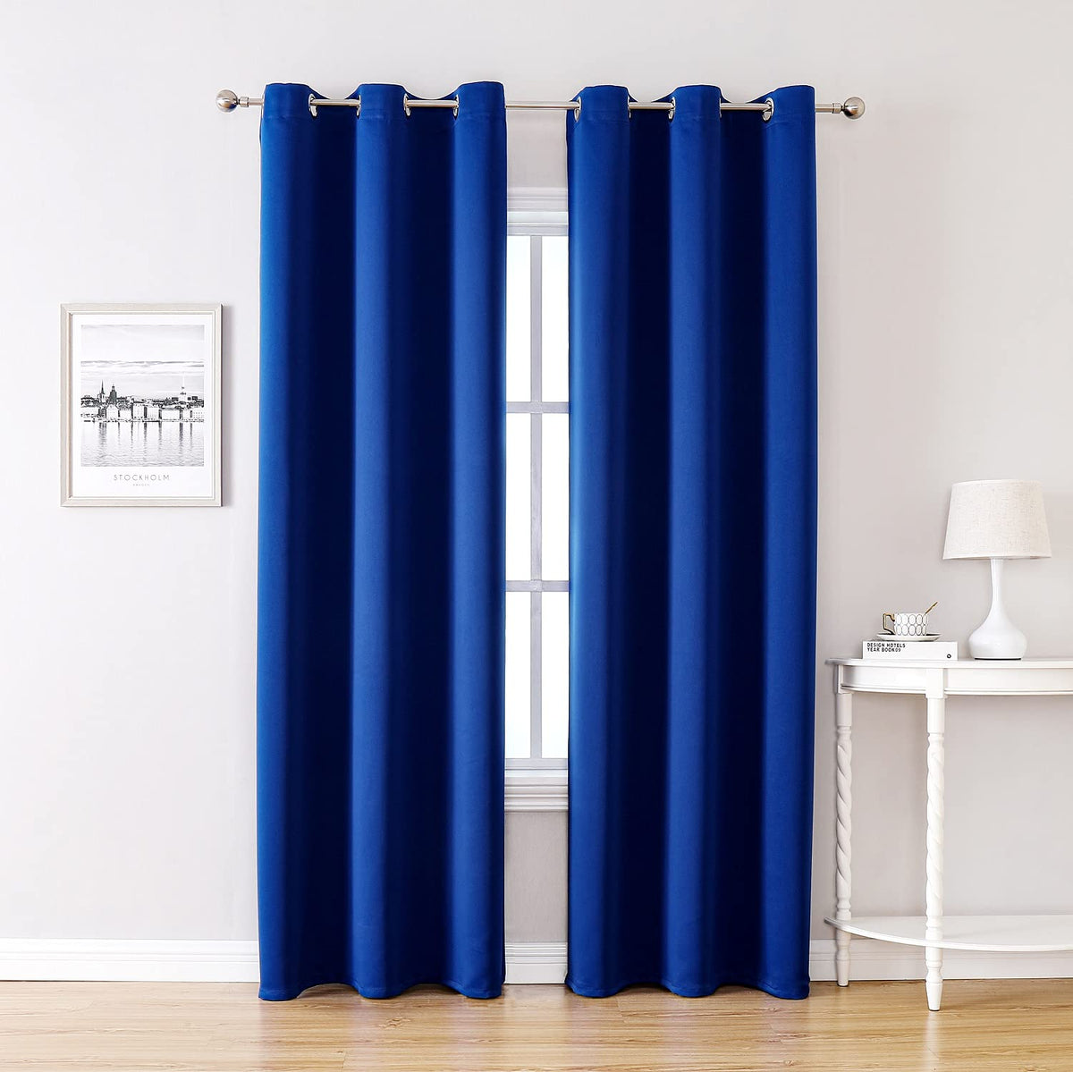 ChrisDowa Blackout Curtains for Bedroom and Living Room 63 Inches Long