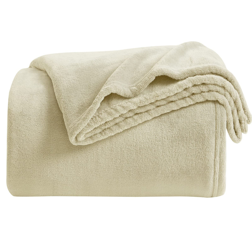 KMUSET Fleece Blanket Throw Size Grey Lightweight Super Soft Cozy Luxury Bed Blanket Microfiber Factory Shop