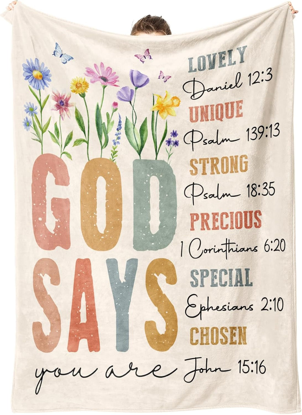 SteadStyle Gifts for Women, Birthday Inspirational Christian Blanket