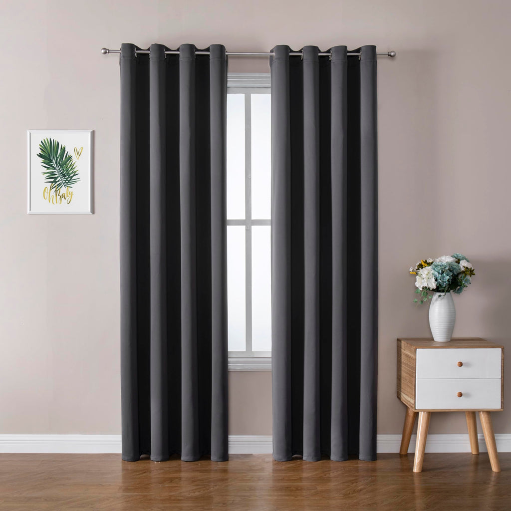 ChrisDowa Blackout Curtains for Bedroom and Living Room 63 Inches Long