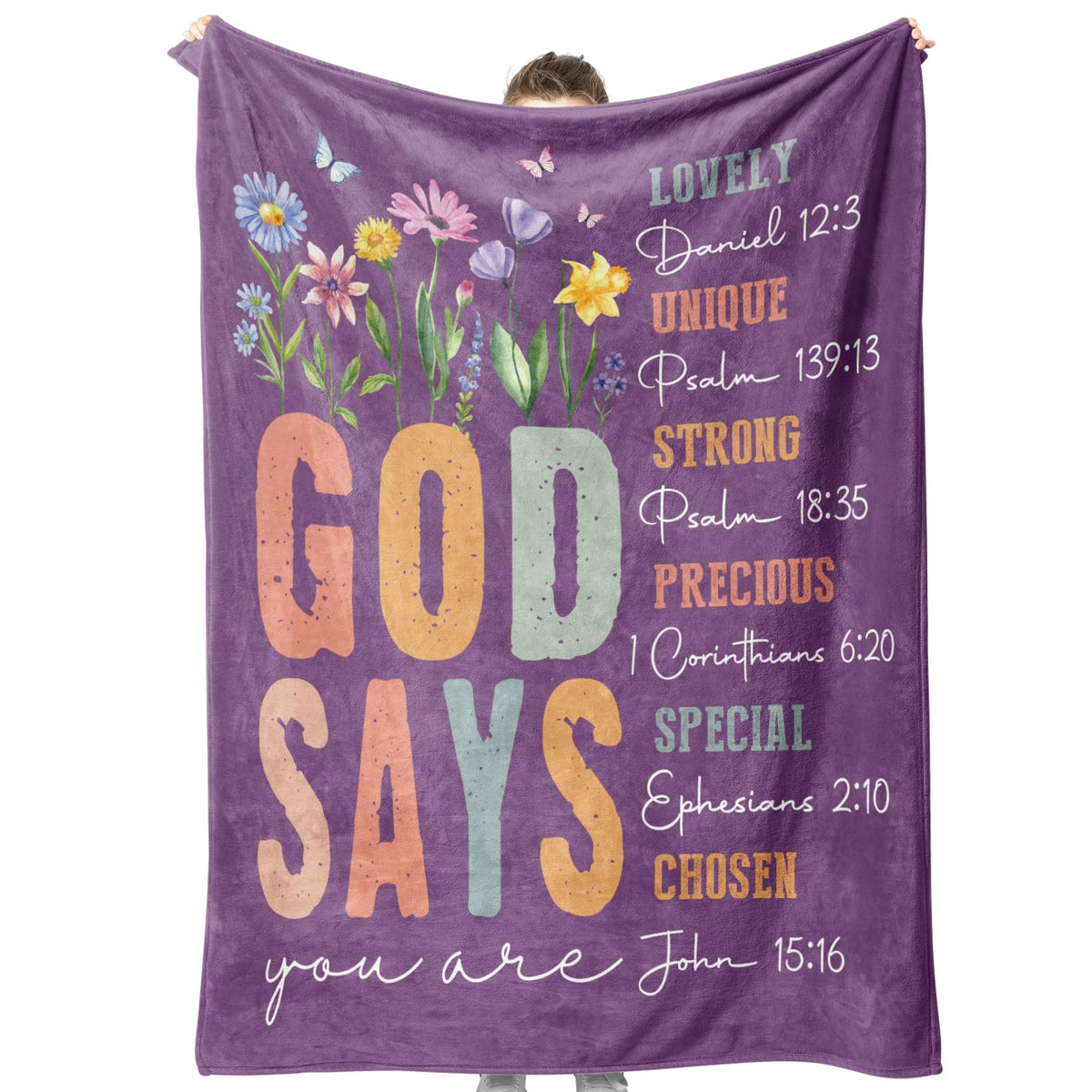 SteadStyle Gifts for Women, Birthday Inspirational Christian Blanket