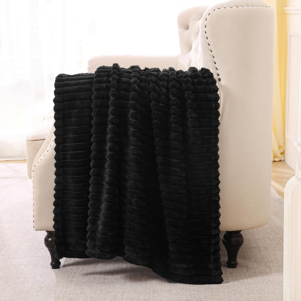 Sage Green Fleece Throw Blanket 50”×60” for Couch Sofa Livingroom