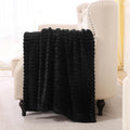 Sage Green Fleece Throw Blanket 50”×60” for Couch Sofa Livingroom