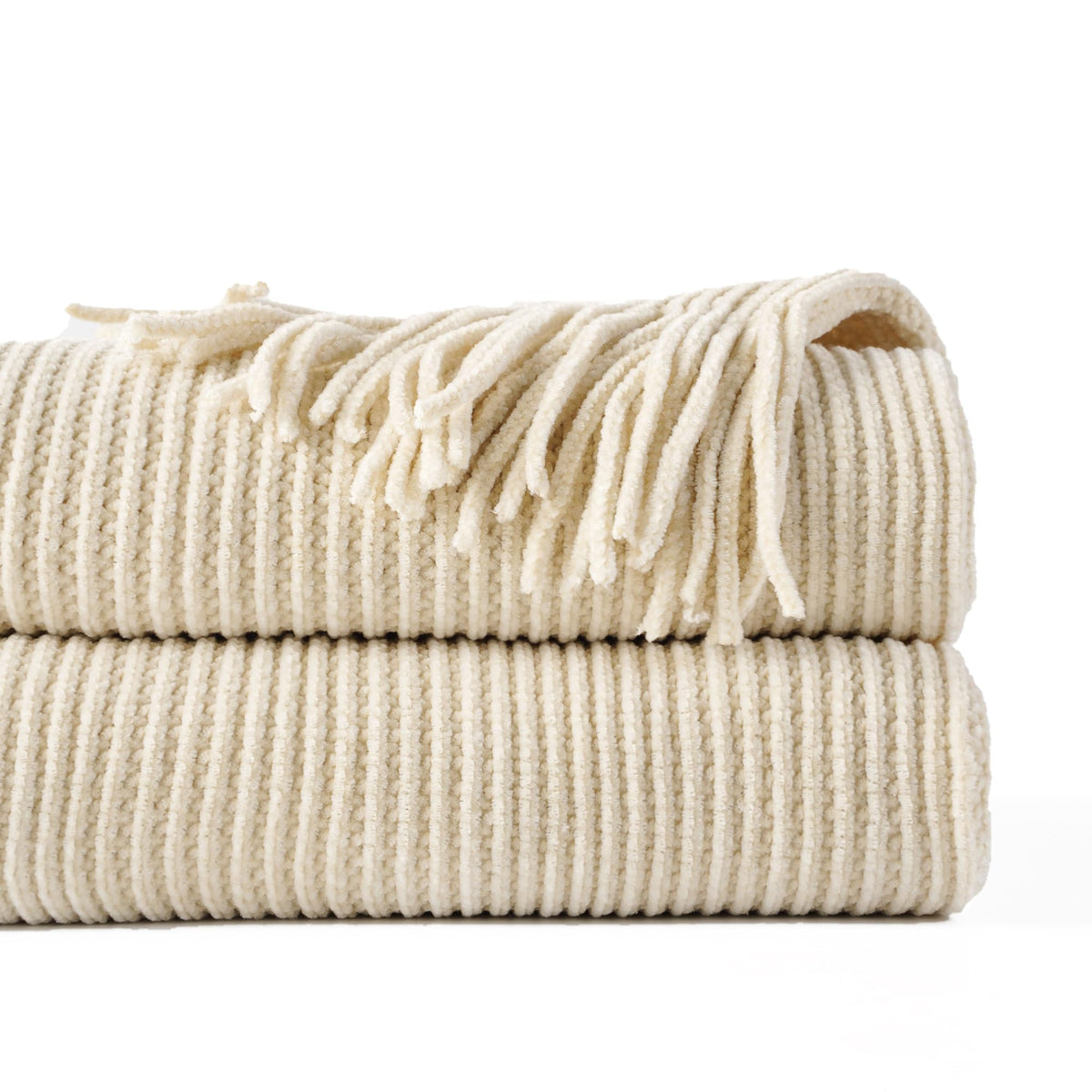 BATTILO HOME Rust Throw Blanket for Couch, 50"x60"