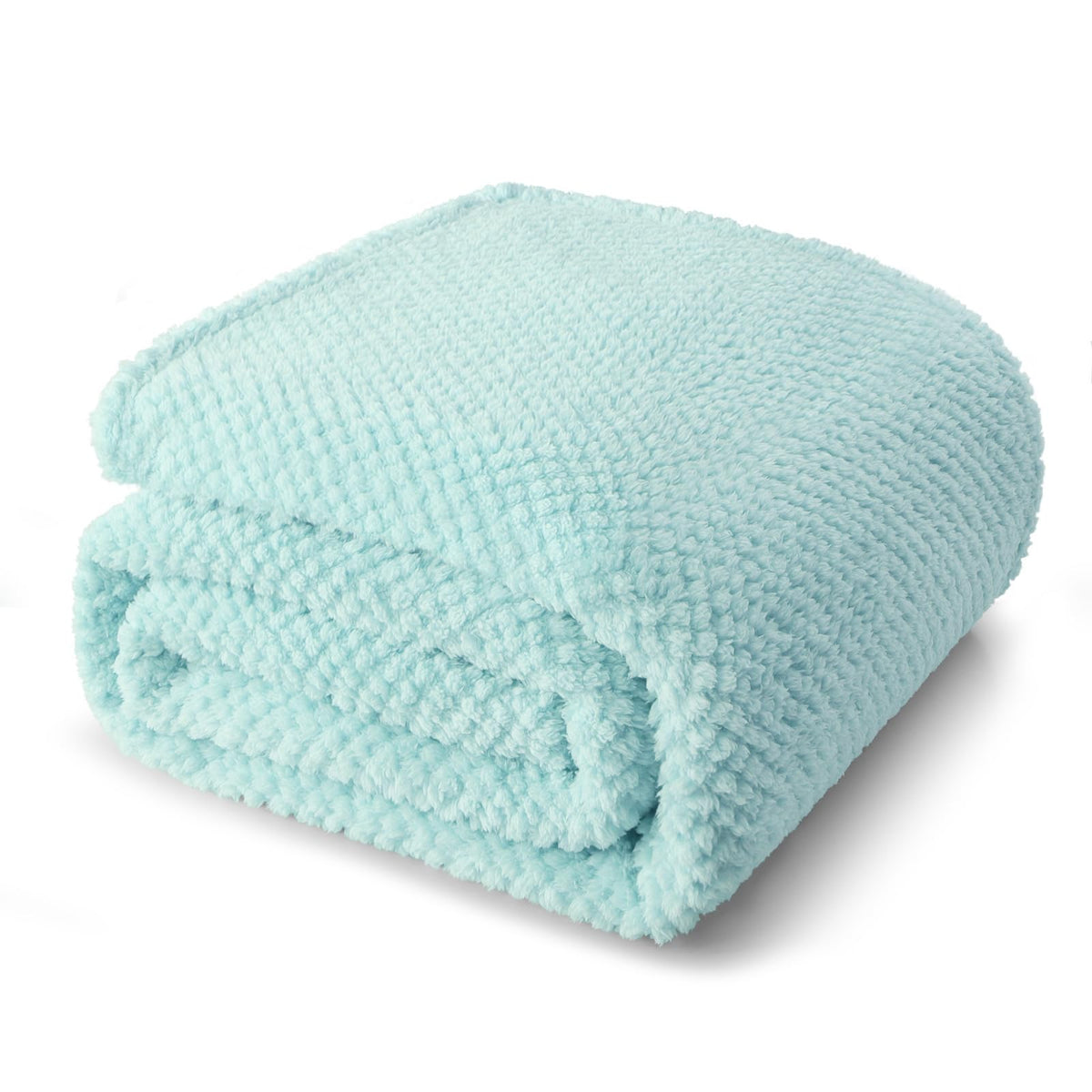 Whale Flotilla Extra Large Fuzzy Fleece Throw Blanket for Couch, 50x70 Inch Fluffy Warm Soft Jacquard Blankets for All Season, Lightweight and Cozy, Ivory
