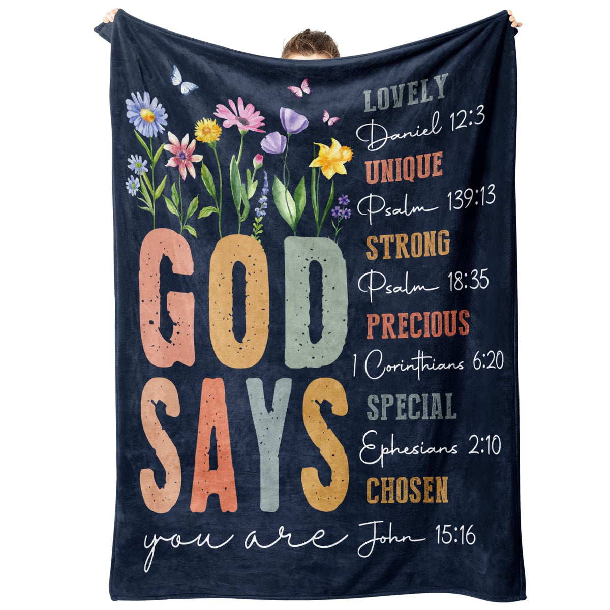 SteadStyle Gifts for Women, Birthday Inspirational Christian Blanket