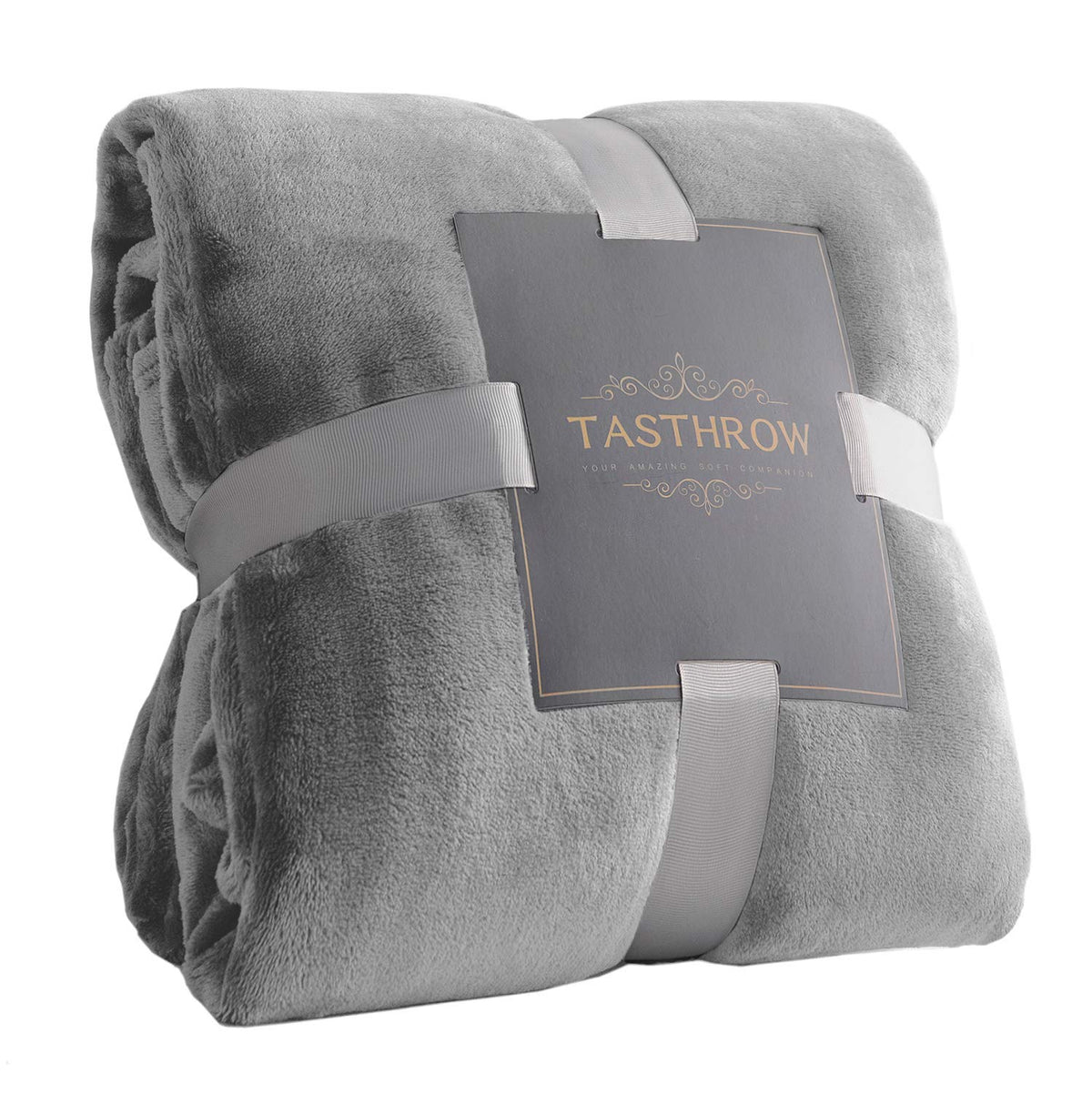 TASTHROW Large Flannel Fleece Throw Blanket, 50×70 Inch
