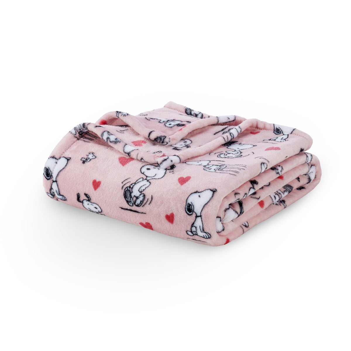 Berkshire Blanket Peanuts® VelvetLoft® Cute Character Snoopy Plush Throw Blanket,Peanuts Poses and Paws Grey,Throw 55 in x 70 in (Official Peanuts® Product)