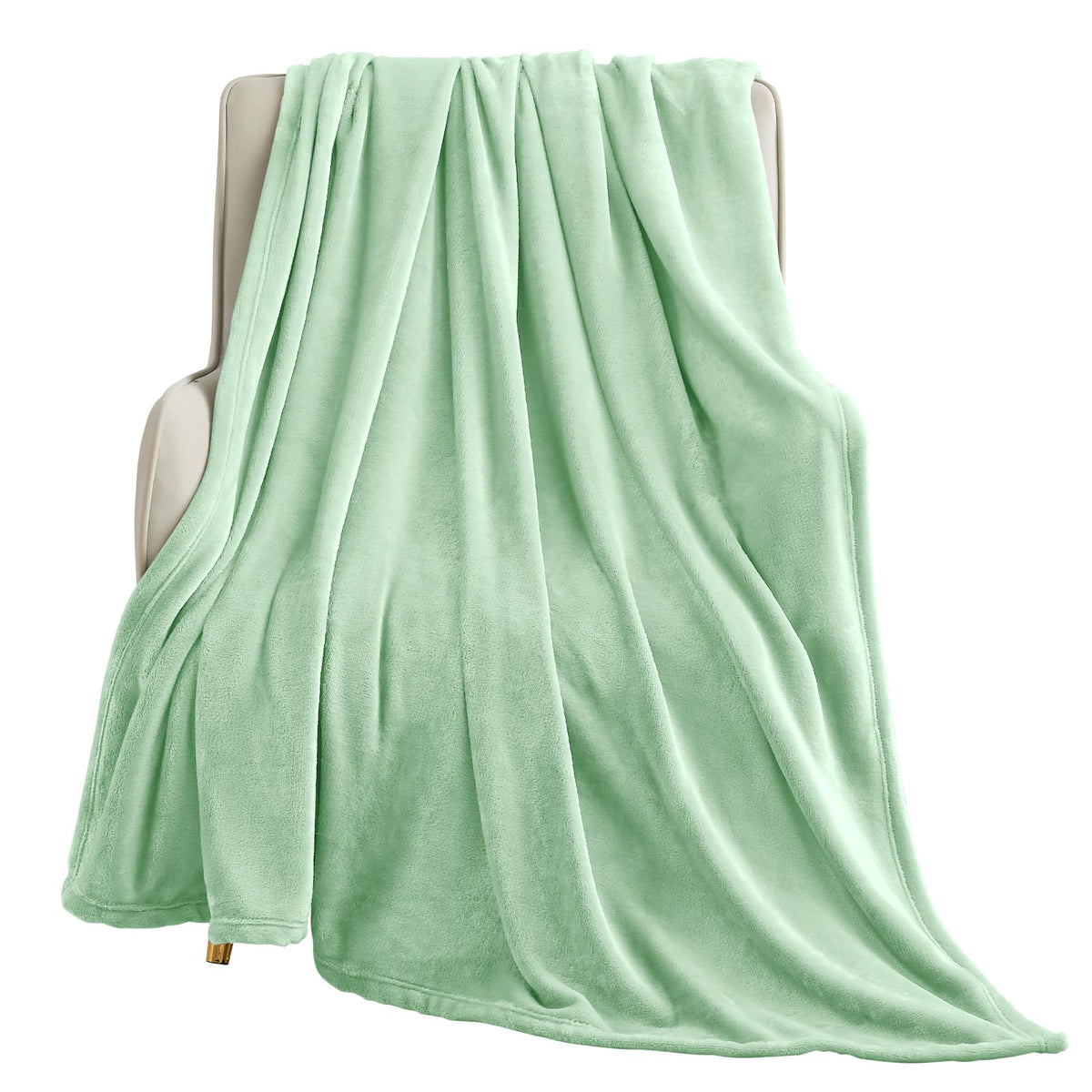 KMUSET Fleece Blanket Throw Size Grey Lightweight Super Soft Cozy Luxury Bed Blanket Microfiber Factory Shop