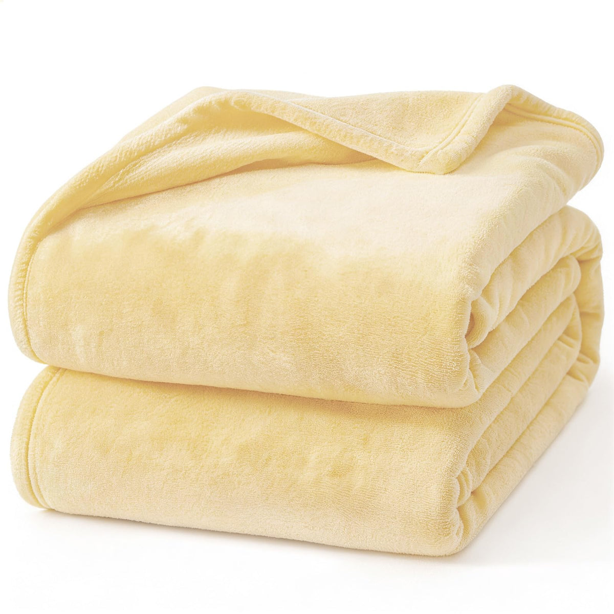 Hansleep Queen Grey Fleece Blanket, Soft Flannel Bed Blanket