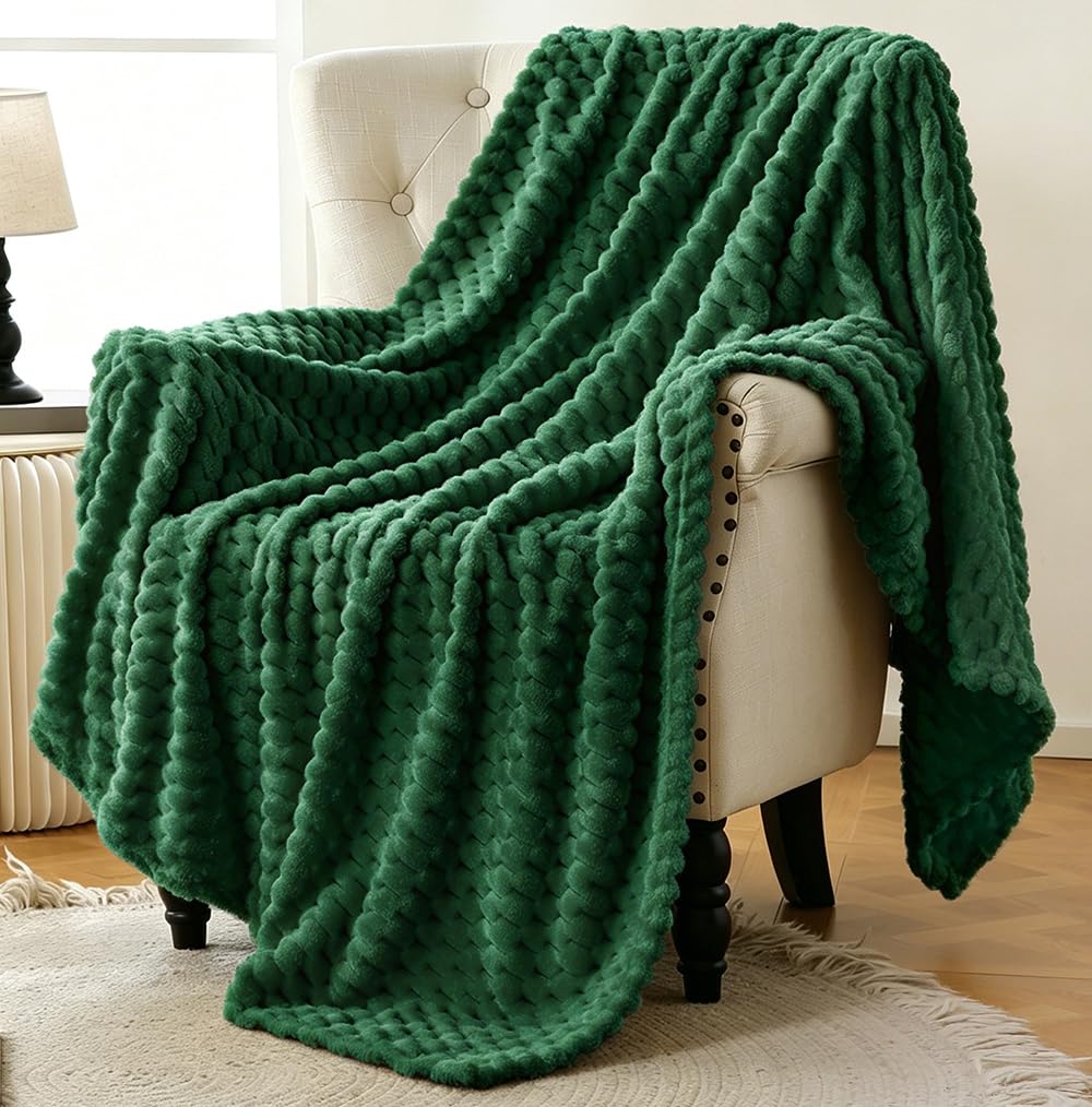 Bnuitland Light Yellow Flannel Throw Blanket (50X40 inches), 300 GSM Fleece Cozy Warm Soft Lightweight Bed Sofa Blanket for Babys and Pets, Suitable for All Seasons
