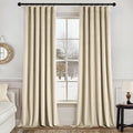 MIULEE Velvet Curtains 52x84 inches 2 Panels Olive Green Blackout Curtains