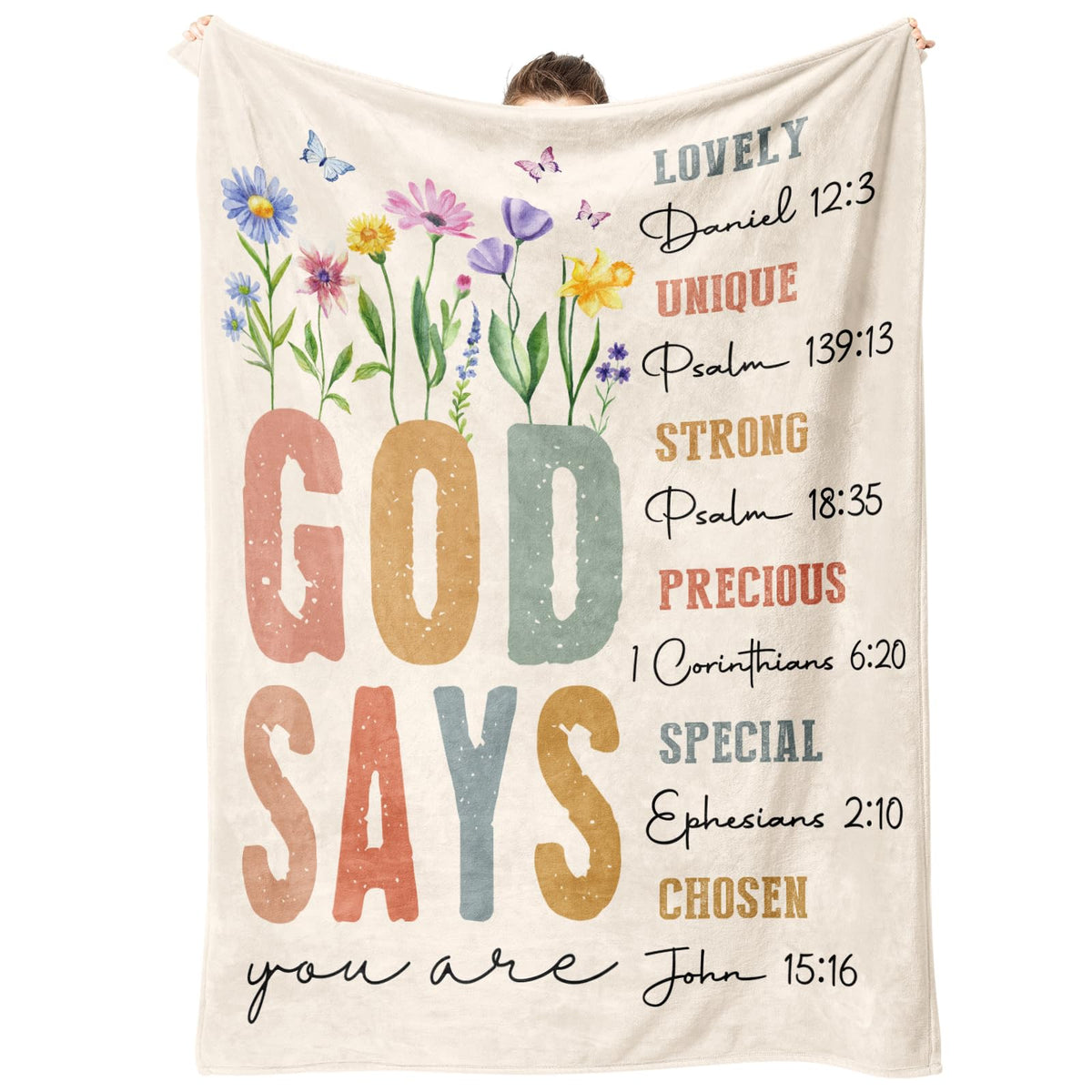SteadStyle Gifts for Women, Birthday Inspirational Christian Blanket