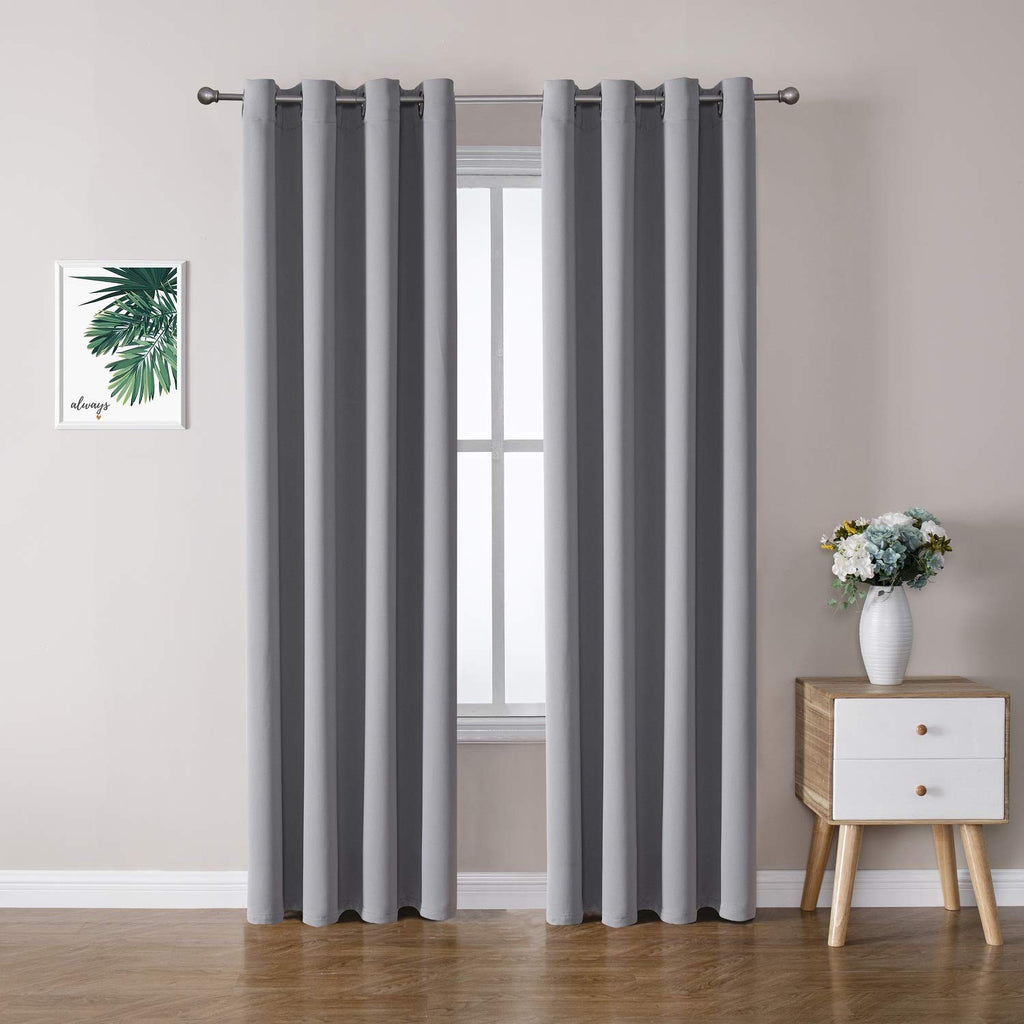 ChrisDowa Blackout Curtains for Bedroom and Living Room 63 Inches Long