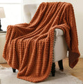 Bnuitland Light Yellow Flannel Throw Blanket (50X40 inches), 300 GSM Fleece Cozy Warm Soft Lightweight Bed Sofa Blanket for Babys and Pets, Suitable for All Seasons
