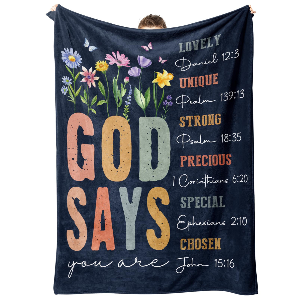 SteadStyle Gifts for Women, Birthday Inspirational Christian Blanket