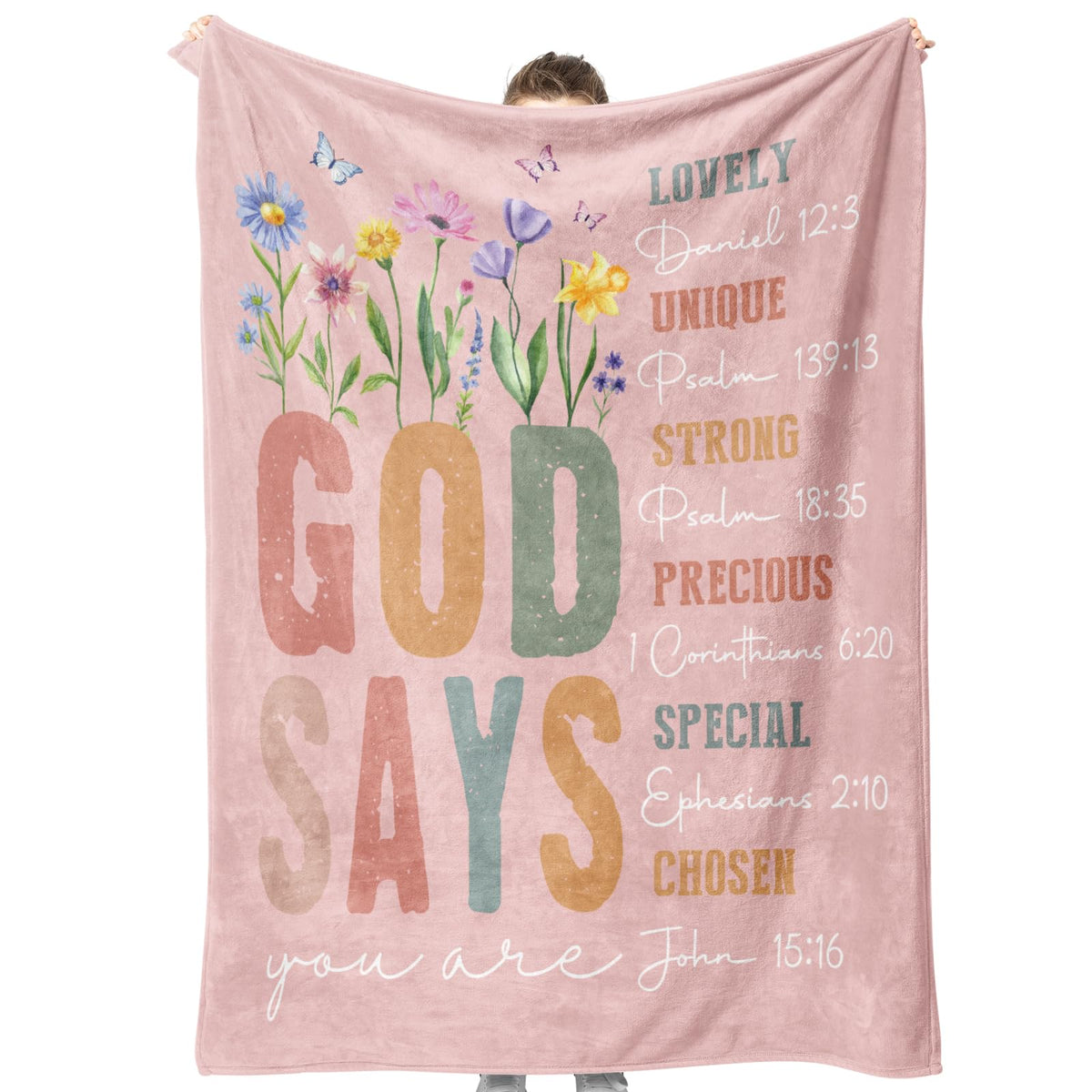 SteadStyle Gifts for Women, Birthday Inspirational Christian Blanket