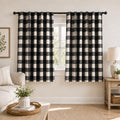 Blackout Curtains for Bedroom, Buffalo Plaid Curtains for Living Room
