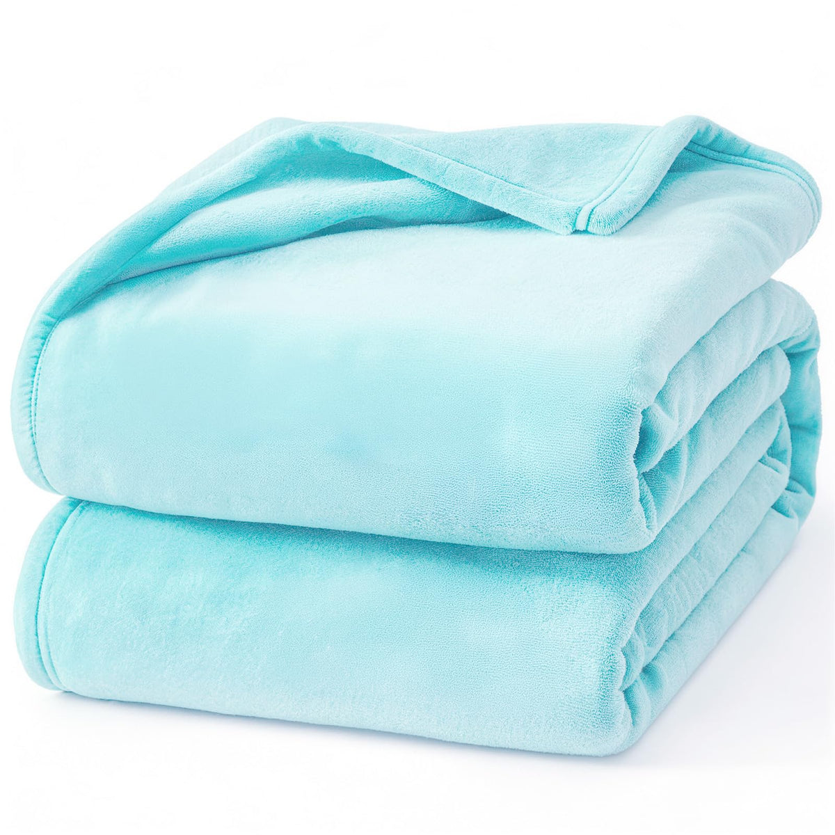 Hansleep Queen Grey Fleece Blanket, Soft Flannel Bed Blanket