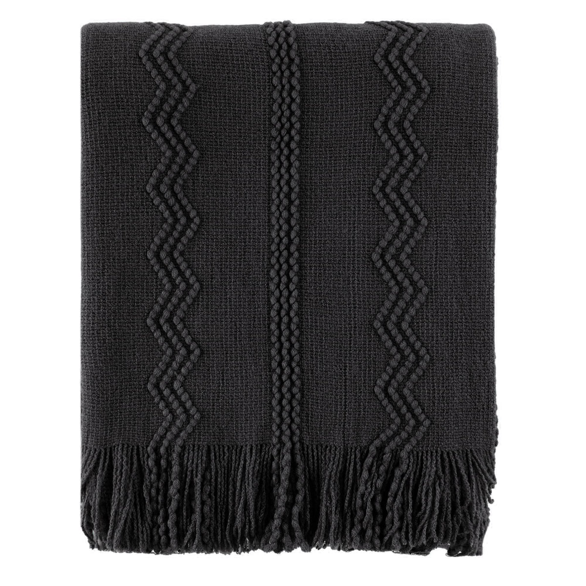 BATTILO HOME Rust Throw Blanket for Couch, 50"x60"