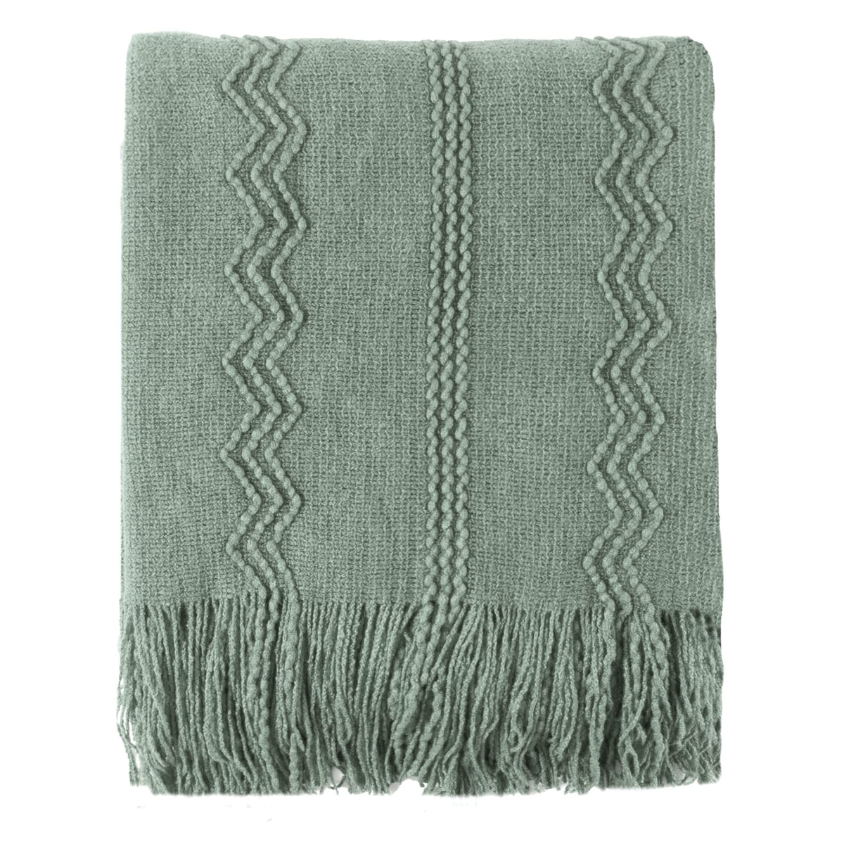 BATTILO HOME Rust Throw Blanket for Couch, 50"x60"