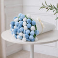Ivydale 43inch Sunflowers Crochet Blanket Knitted Flower Bouquet Throw