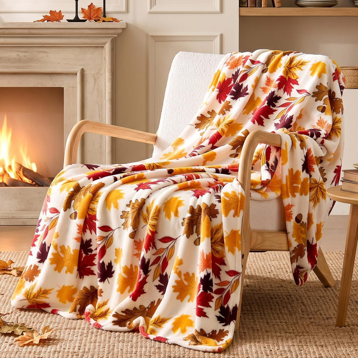 BEDELITE Fleece Blanket Soft Plush Throw for Couch Black 50"x60"
