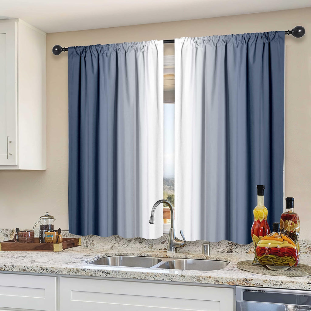 Burnt Orange Curtains 84 Inch Length for Living Room,2 Panels