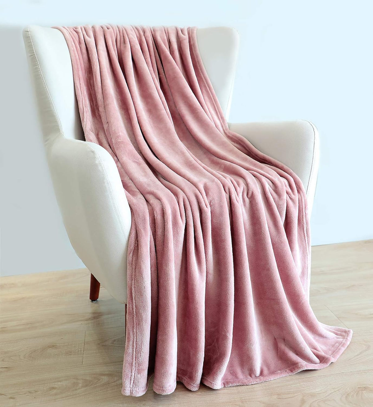 TASTHROW Large Flannel Fleece Throw Blanket, 50×70 Inch