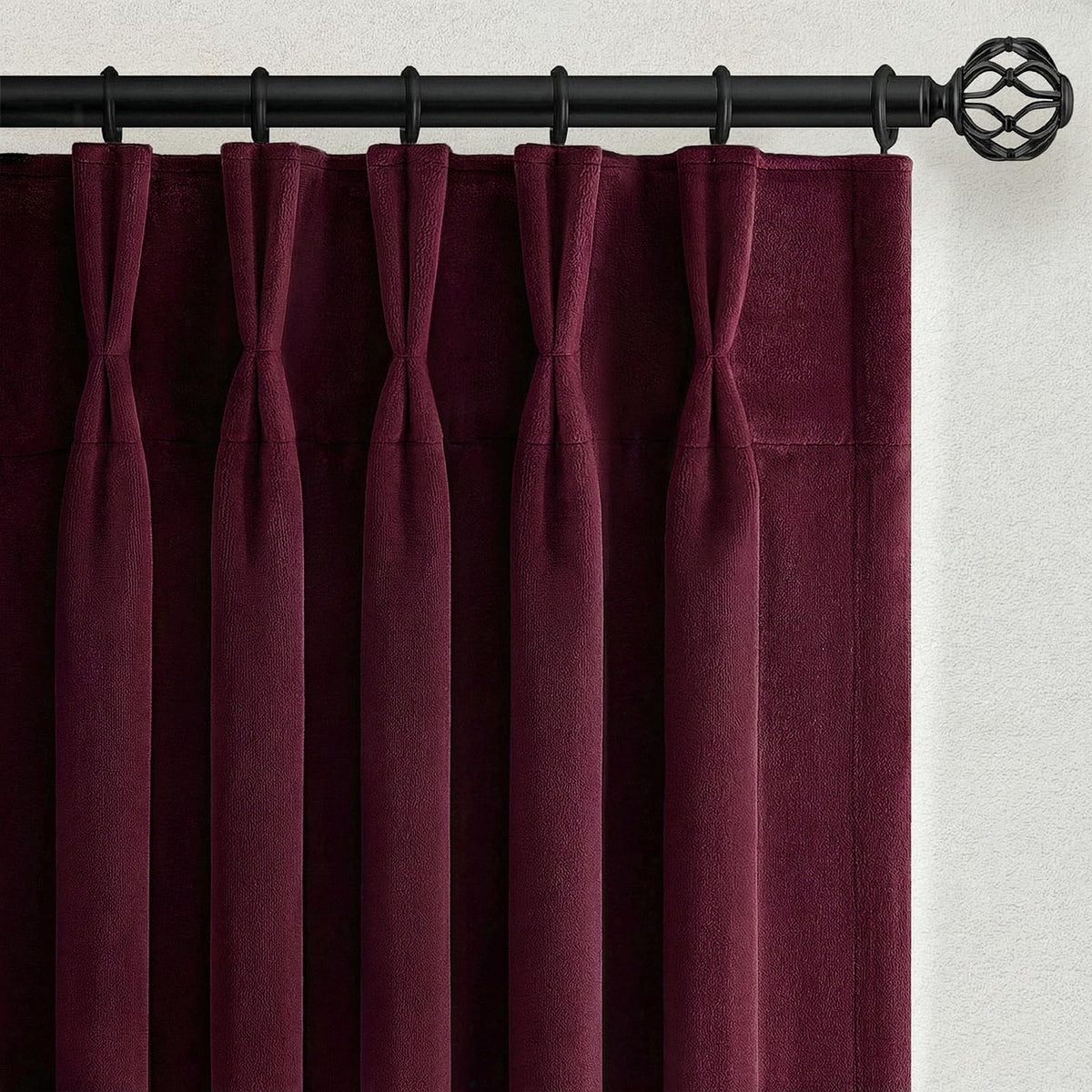 Olive Green Velvet Blackout Curtains 84 Inches 2 Panels Forest Green Elegant Vintage Pinch Pleated Drapes for Living Room Bedroom Thermal Soundproof Back Tab Window Panels,W40 x L84,Home Decor