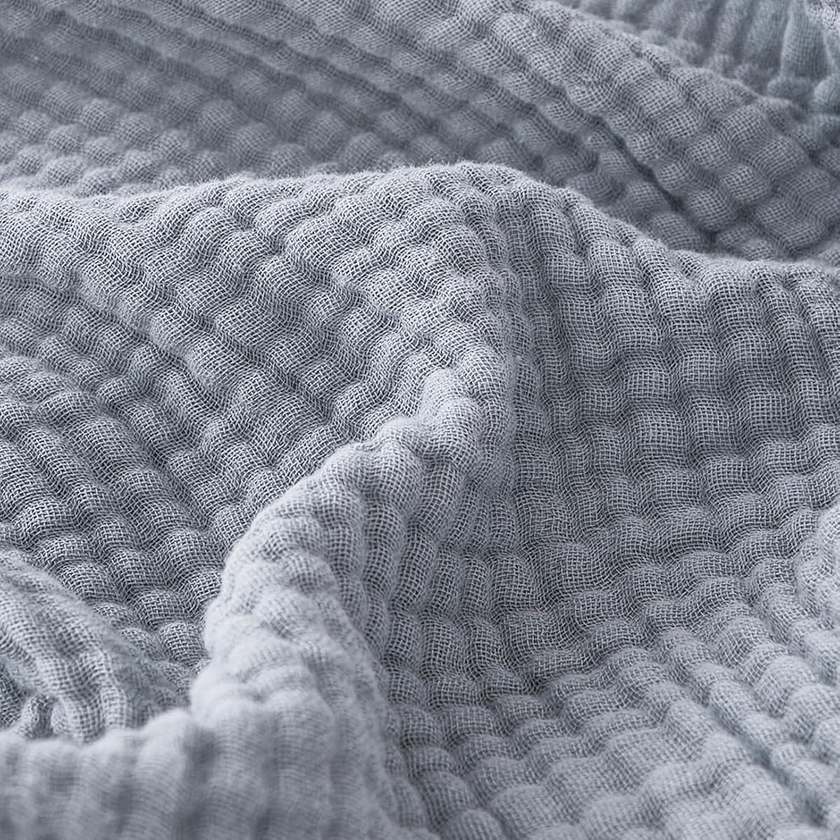 EMME Muslin Throw Blanket for Adults 100% Cotton Blankets for Couch Breathable Gauze All Season Soft and Lightweight Pre-Washed (Teal, 50"x71")