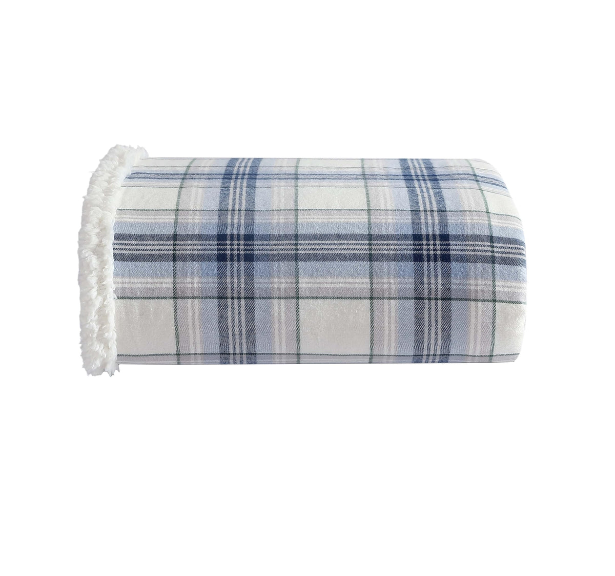 Eddie Bauer - Sherpa Reverse Throw Blanket for Bed or Couch, 50 x 60