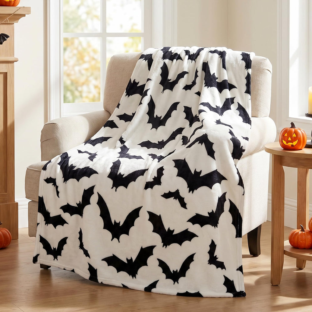 Autumn Harvest Flannel Throw Blanket, W50 x L70in