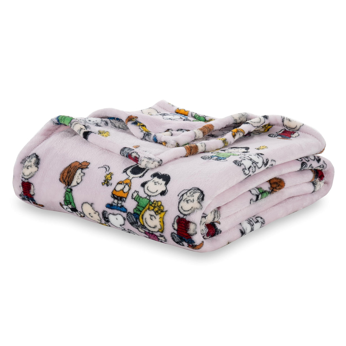 Berkshire Blanket Peanuts® VelvetLoft® Cute Character Snoopy Plush Throw Blanket,Peanuts Poses and Paws Grey,Throw 55 in x 70 in (Official Peanuts® Product)