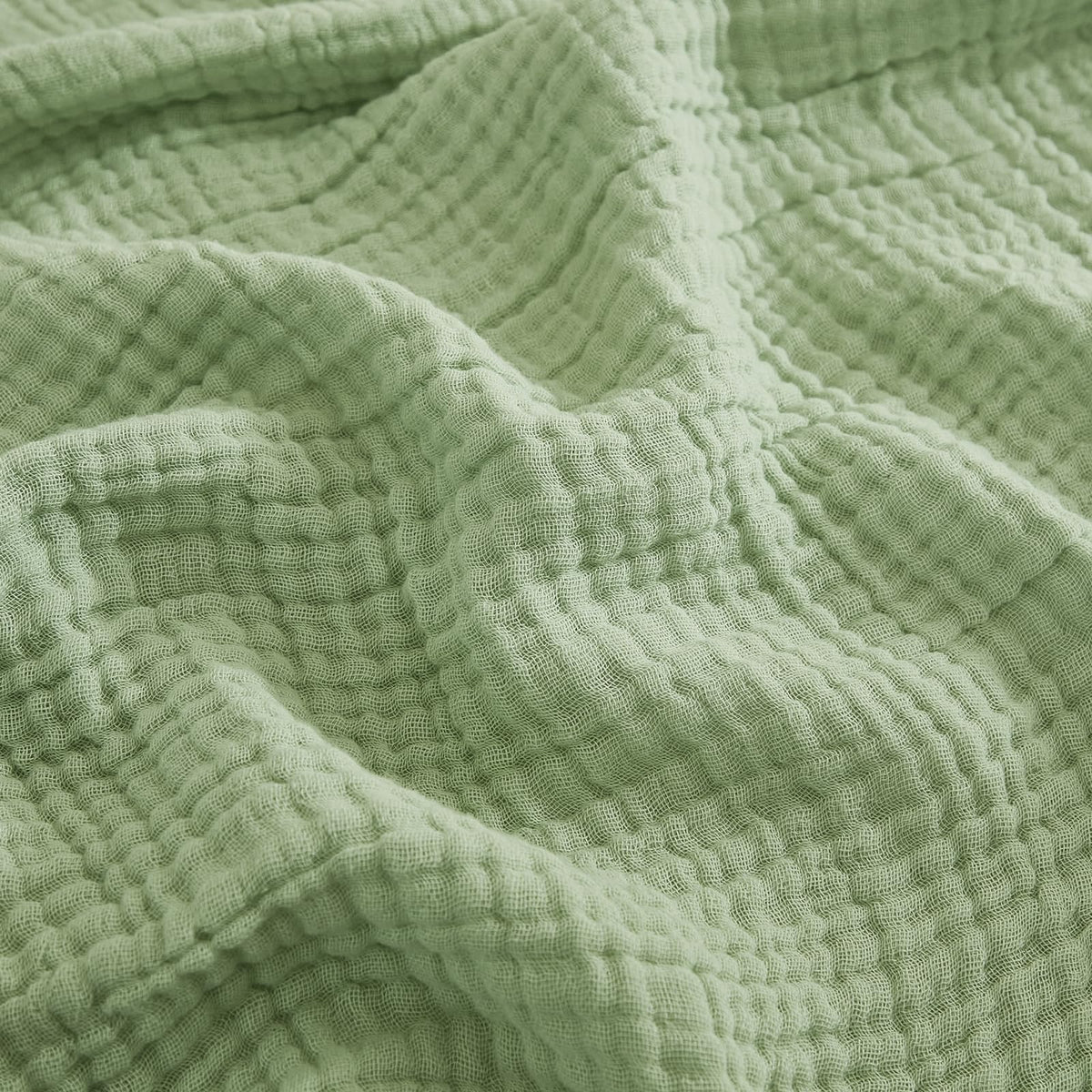 EMME Muslin Throw Blanket for Adults 100% Cotton Blankets for Couch Breathable Gauze All Season Soft and Lightweight Pre-Washed (Teal, 50"x71")