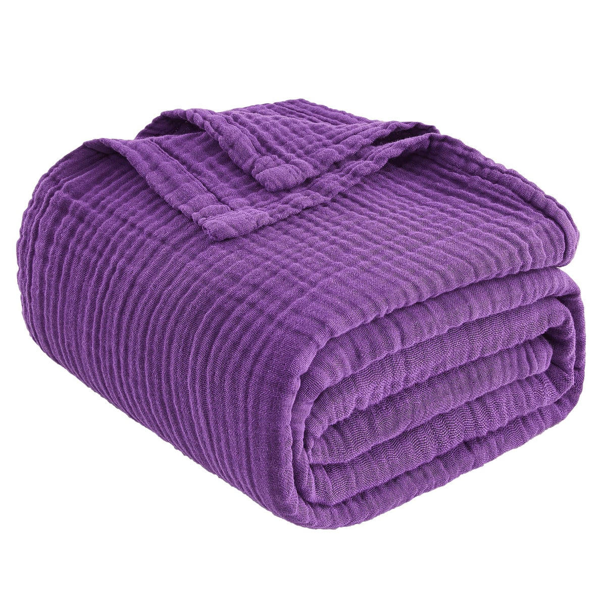 EMME Muslin Throw Blanket for Adults 100% Cotton Blankets for Couch Breathable Gauze All Season Soft and Lightweight Pre-Washed (Teal, 50"x71")