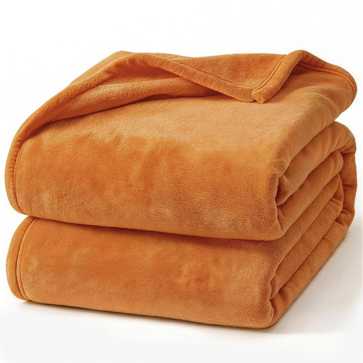 Hansleep Queen Grey Fleece Blanket, Soft Flannel Bed Blanket