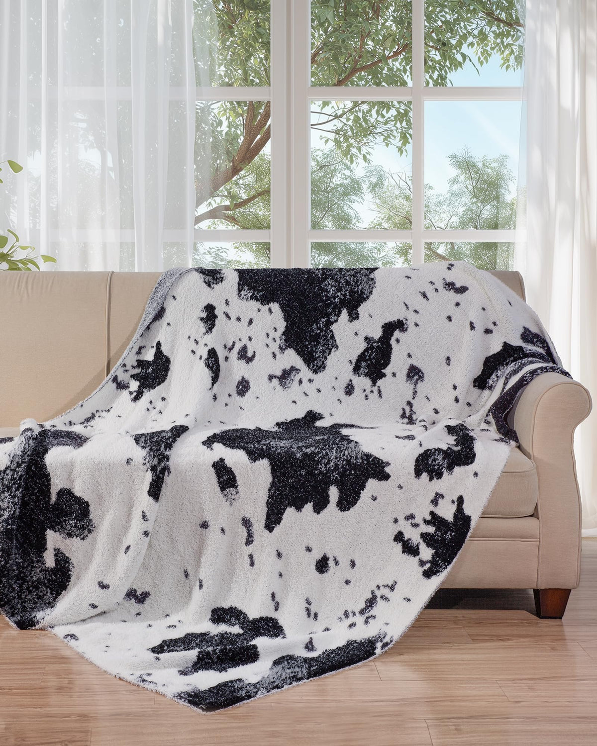 Waffle Knit Throw Blanket for Couch, Soft Cozy Chunky Knit Thick Knitted Blanket for Sofa, Bed, Gift for Women Girls Home Decor (Sage, Throw 50"x60")