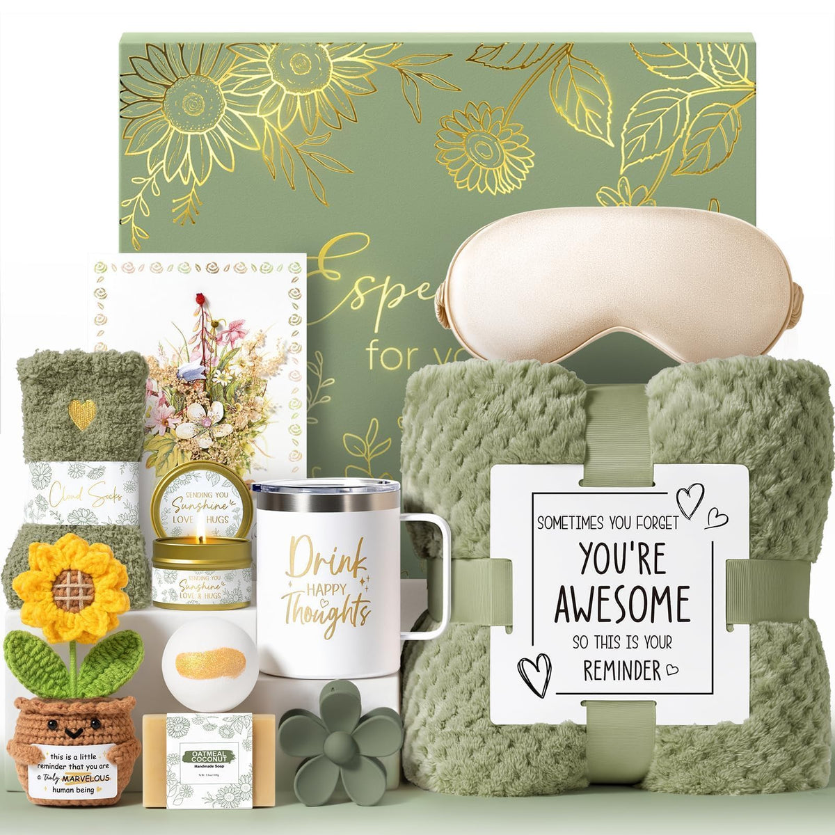 Birthday Gifts for Women Get Well Soon Spa Gift Baskets Self Care Package