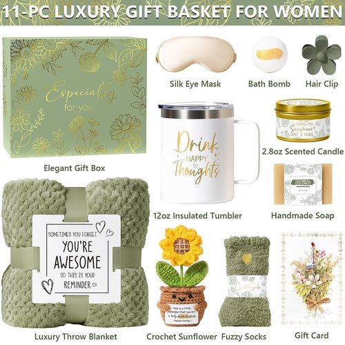 Birthday Gifts for Women Get Well Soon Spa Gift Baskets Self Care Package