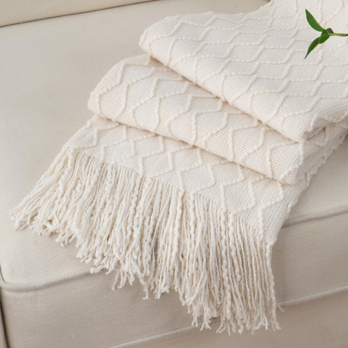 BATTILO HOME Burnt Orange Throw Blanket for Couch, Decorative Fall Throw Blanket with Tassels Halloween Throw Fall Decor, 50"x60"