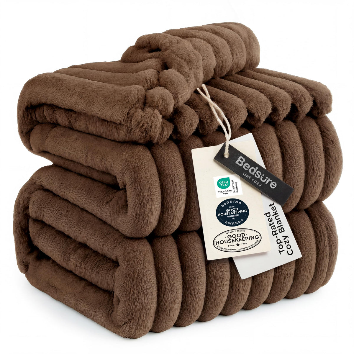 Bedsure GentleSoft White Throw Blanket for Couch - Halloween Fall Decorations for Home Living Room Decor, Cozy Fleece Fall Blanket for Sofa, Birthday Gifts for Women Mom Her, Off White, 50x60 Inches