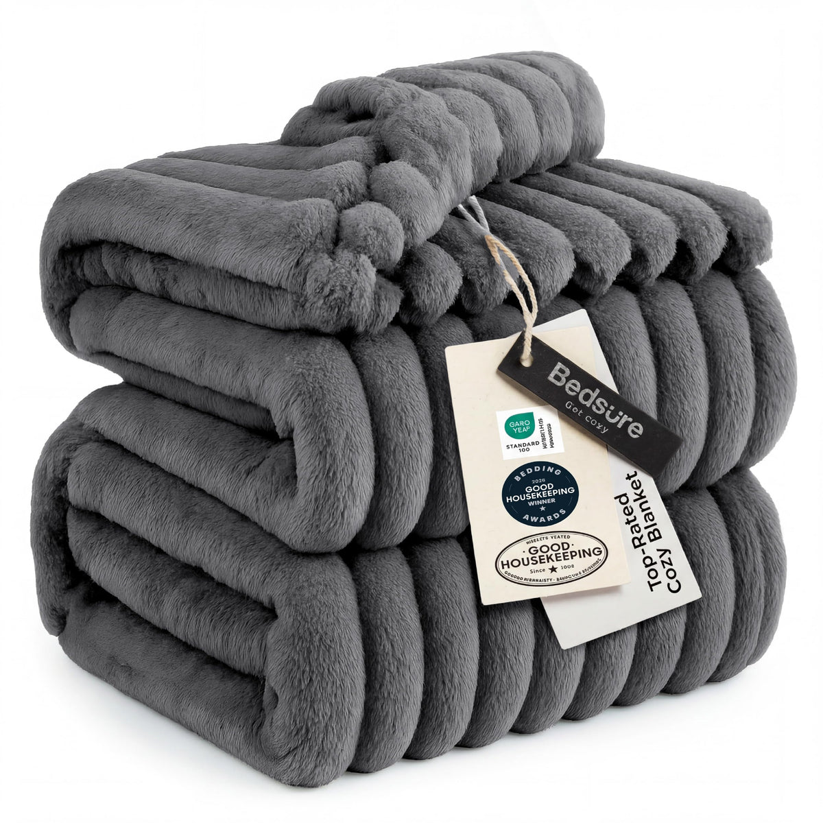 Bedsure GentleSoft White Throw Blanket for Couch - Halloween Fall Decorations for Home Living Room Decor, Cozy Fleece Fall Blanket for Sofa, Birthday Gifts for Women Mom Her, Off White, 50x60 Inches