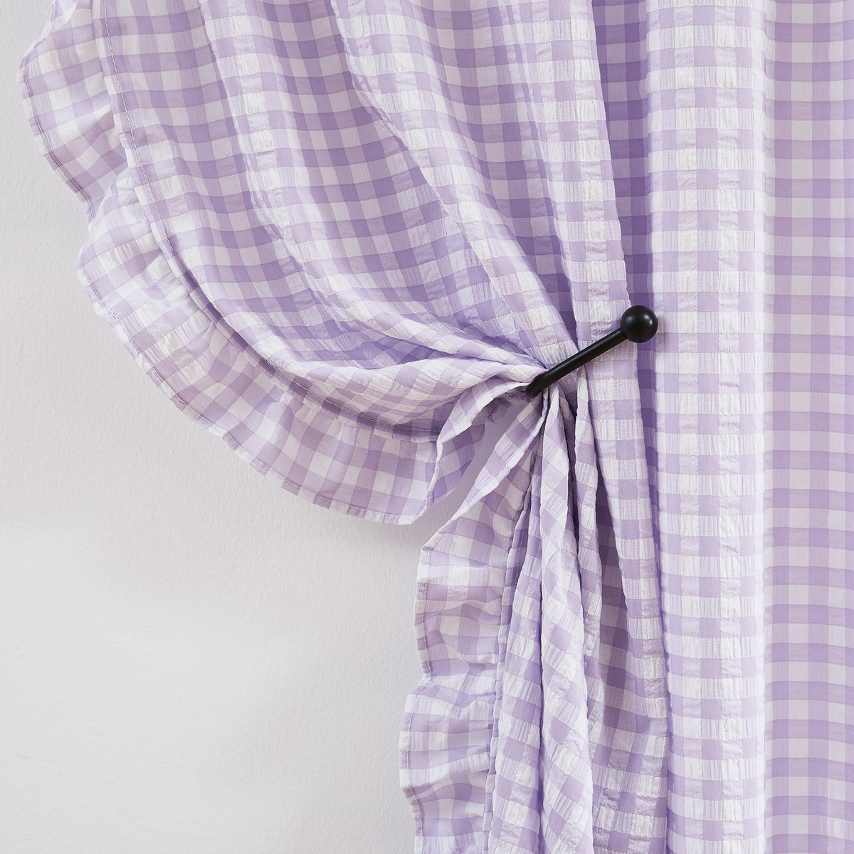 ZJDECOR Brown White Buffalo Plaid Curtains 84 Inches Long for Bedroom